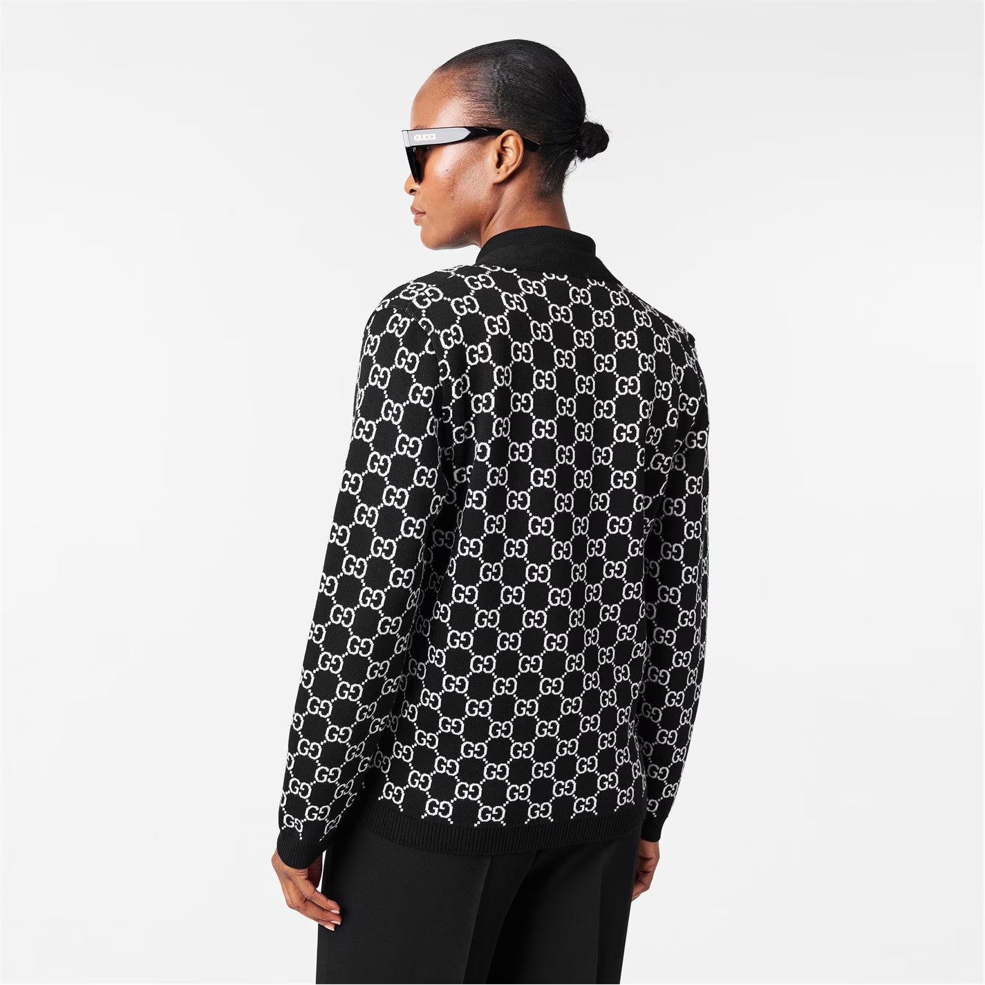 GUCCI GG Reversible Jacquard Cardigan