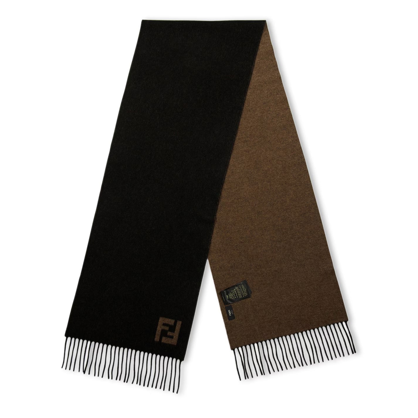 Mens FF Wool and Cashmere Scarf