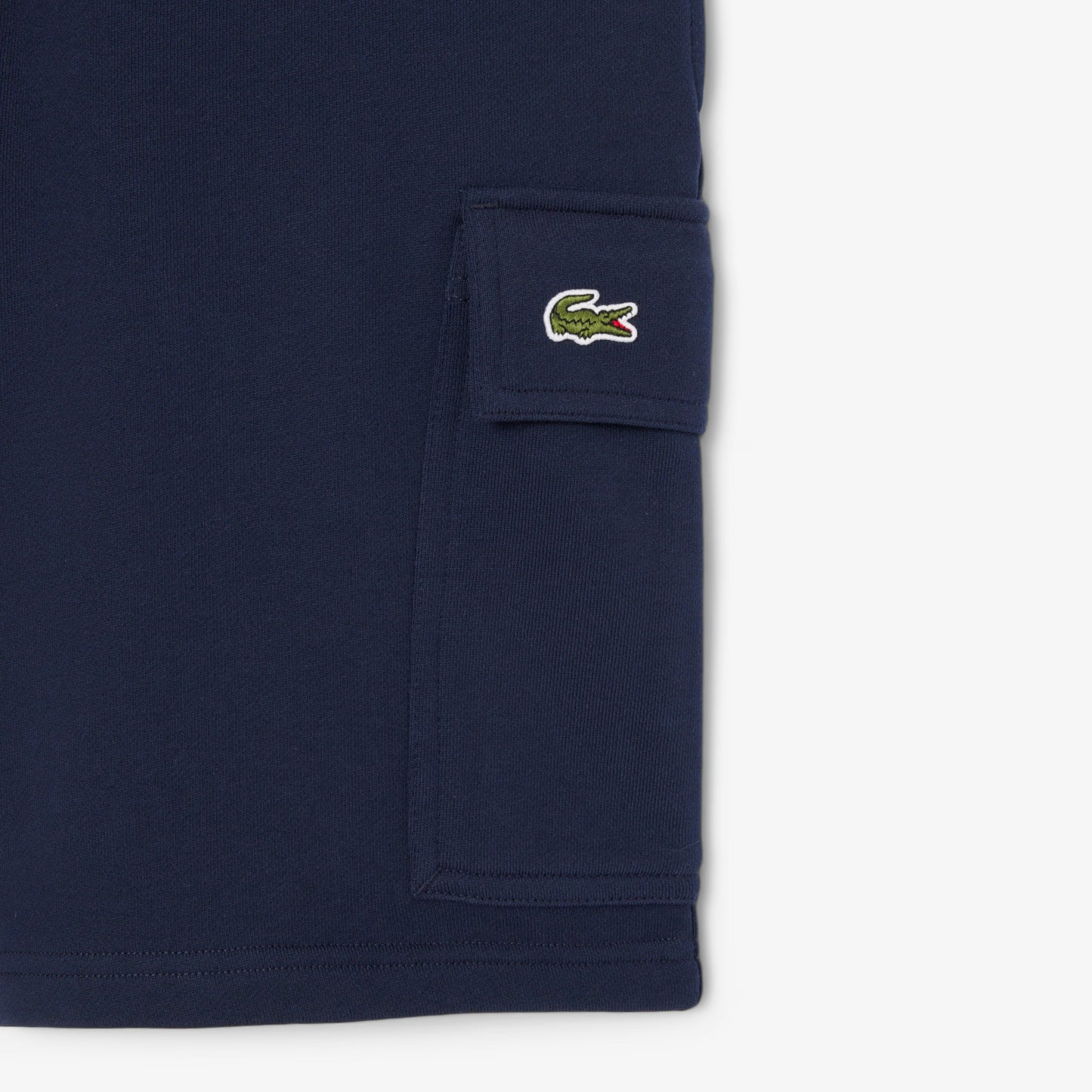 Cotton Fleece Cargo Shorts