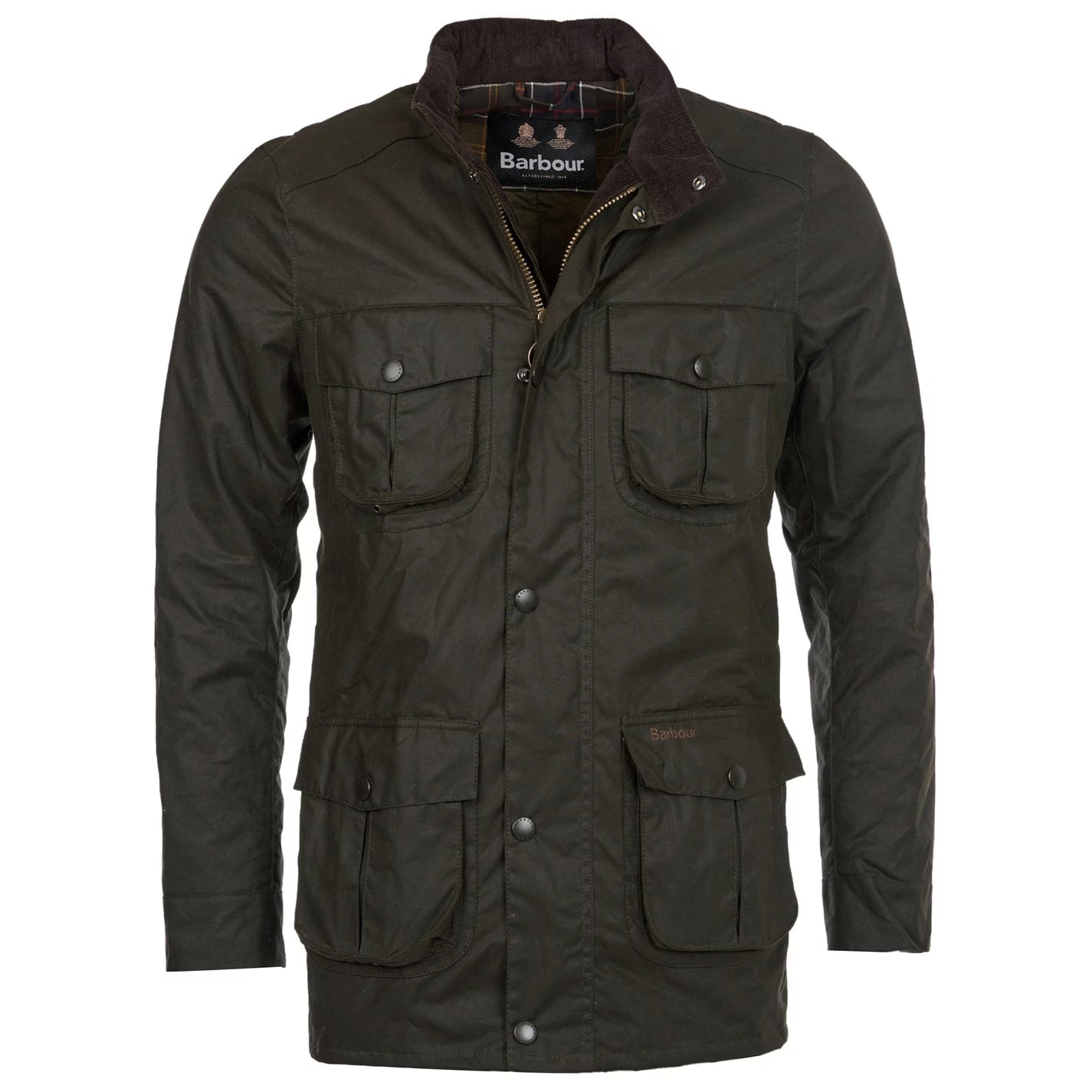 Barbour Men's Corbridge Water Resistant Waxed Tailored Fit Wax Jacket