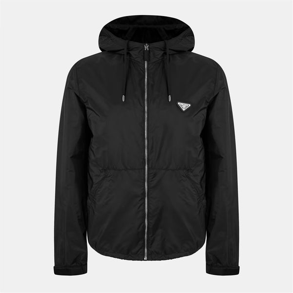 PRADA Men's Hooded Long Sleeve Windbreaker