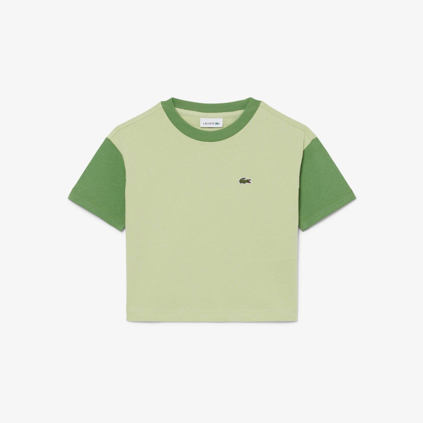 Contrast Trim Cotton T-shirt