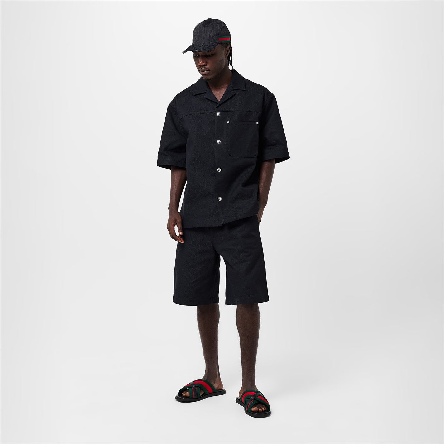 Men's GG Monogram Canvas Cap