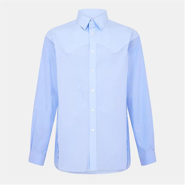 MAISON MARGIELA Men's Long-Sleeve Plain Shirt