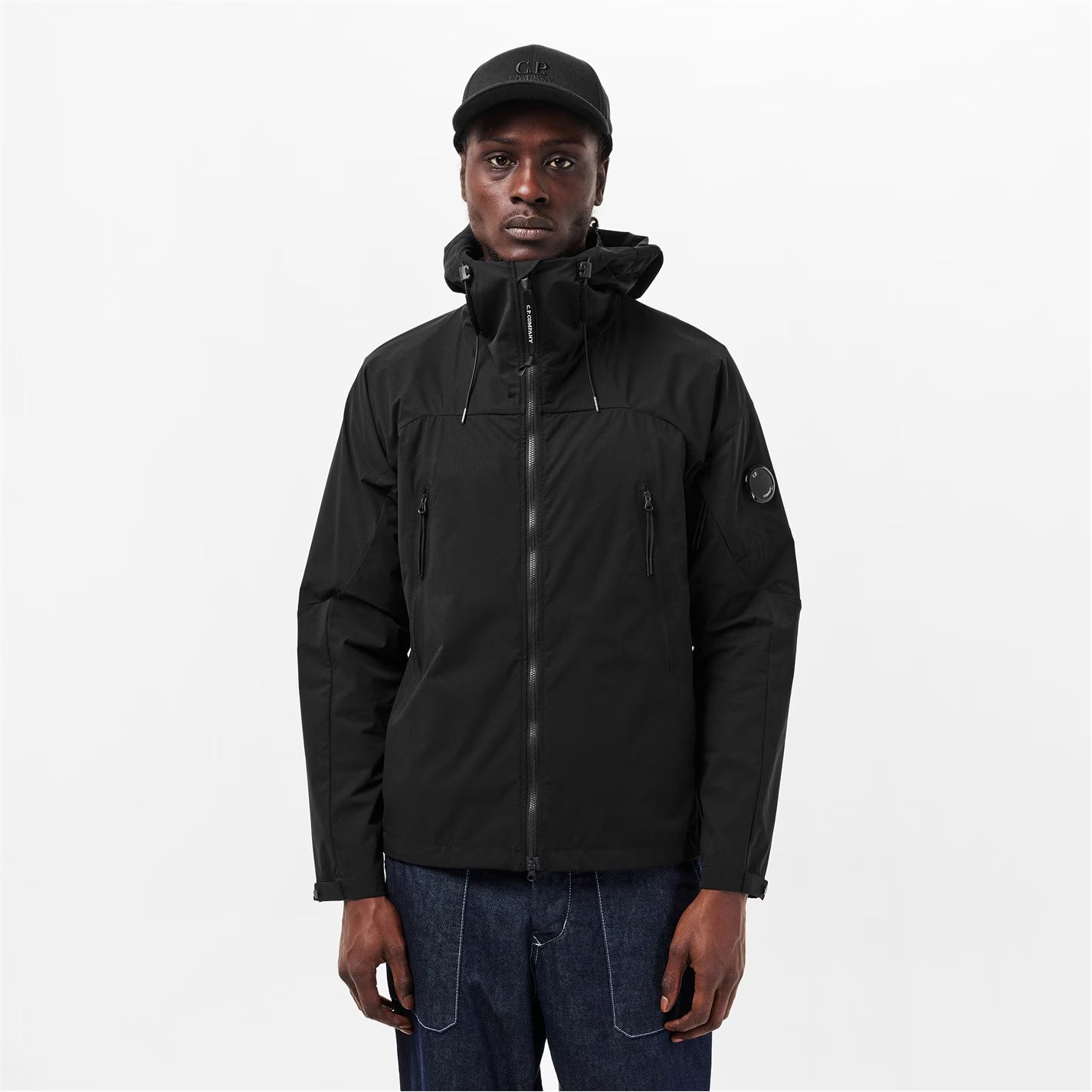 CP COMPANY Men's Pro-Tek PrimaLoft Silver Insulation Padded Hooded Softshell Jacket