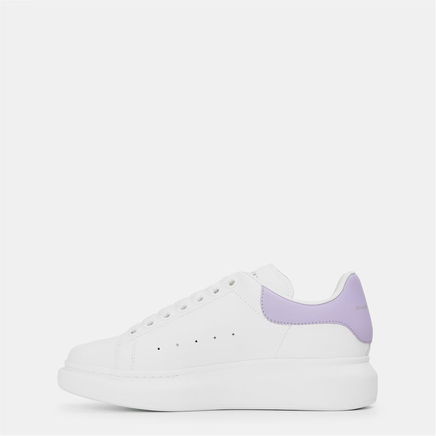 Women's Logo Print Leather Oversized Trainers
