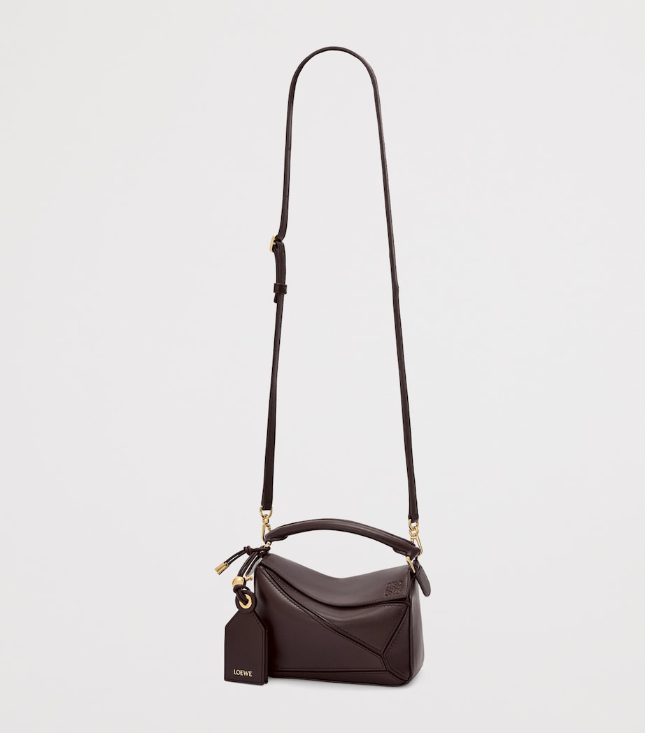 LOEWE Mini Leather Puzzle Top-Handle Bag