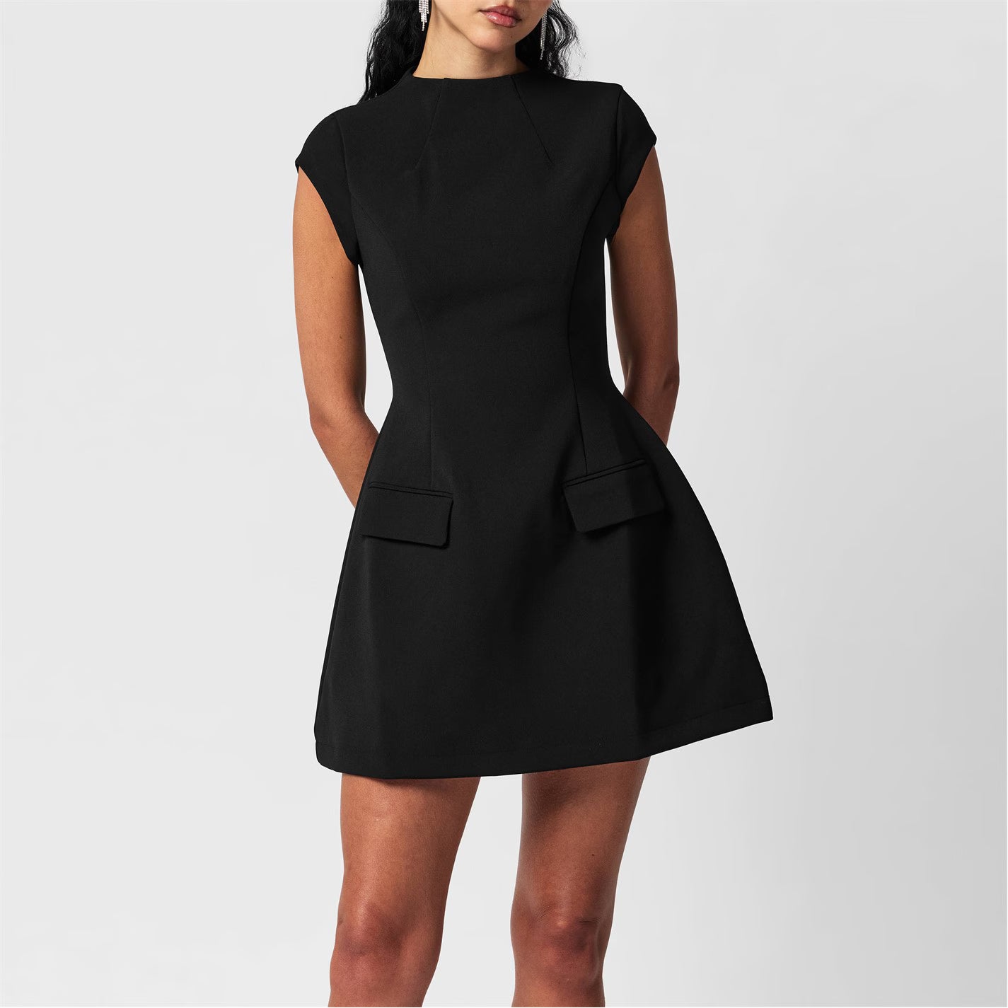 ODD MUSE Cap Sleeve Mini Dress