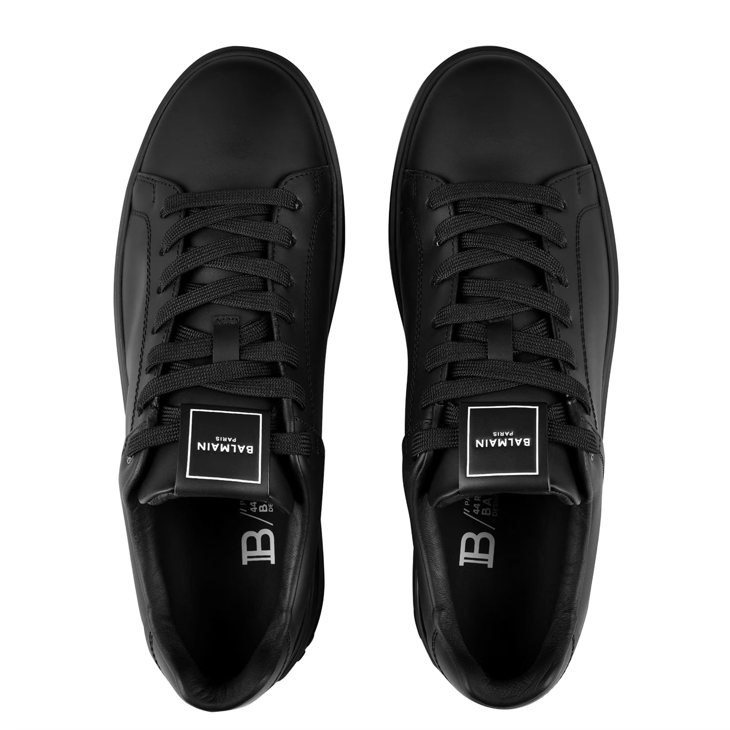BALMAIN Men's B-Court Classic Leather Trainers
