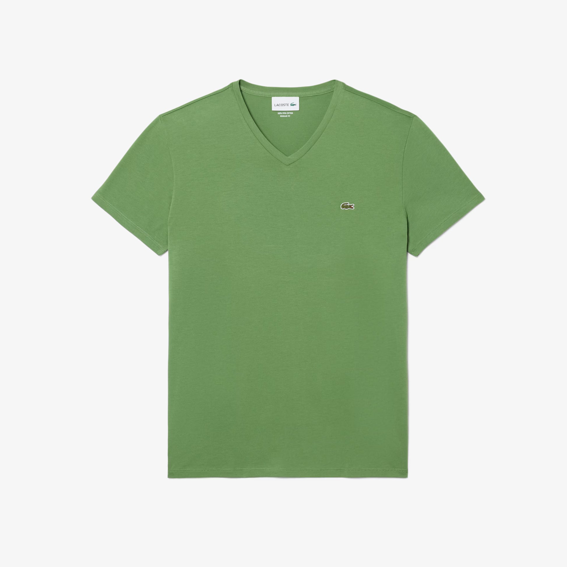 Lightweight Cotton Pima V Neck T-shirt
