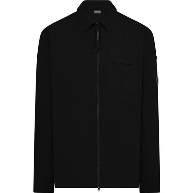 Men's Gabardine Lens Cotton Long Sleeve Overshirt