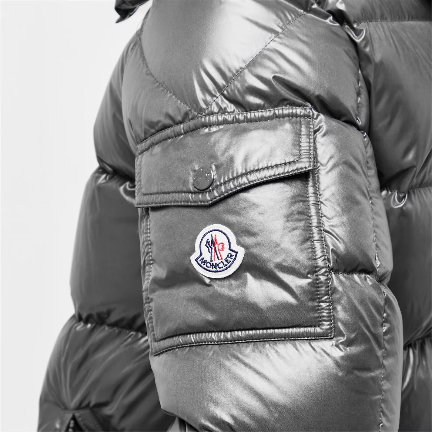MONCLER Men's Maya Waterproof Down Detachable Hood Short Puffer Jacket