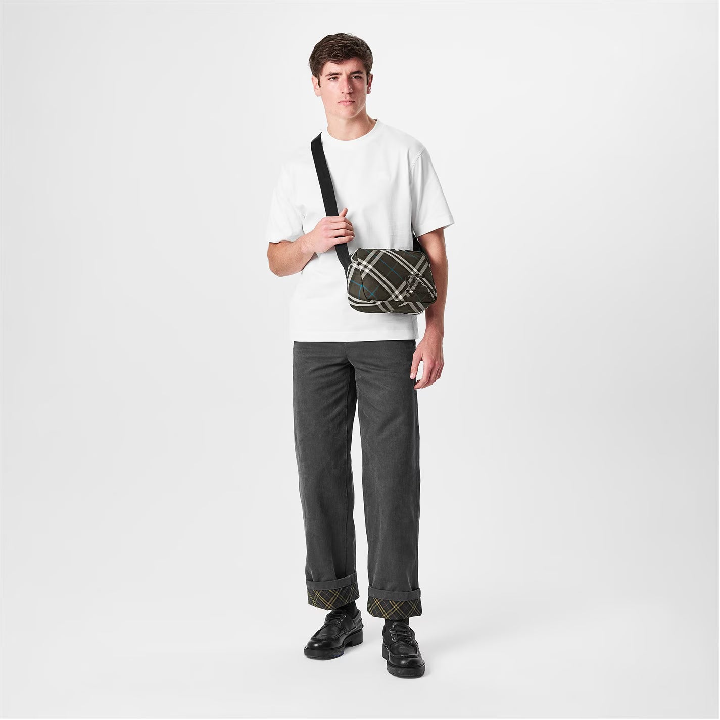 BURBERRY Check Crossbody Bag