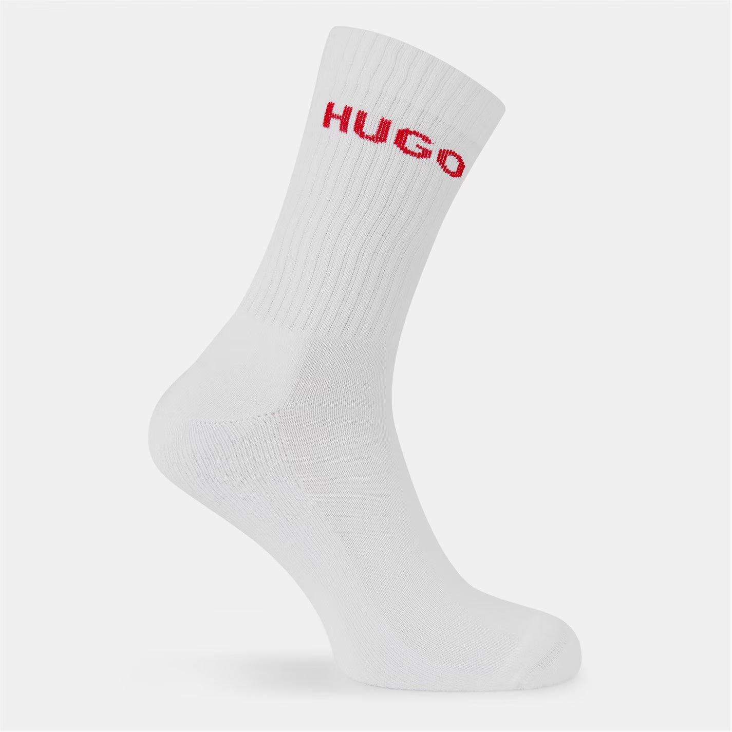 Men's Ribbed Logo 6-Pack Crew Socks