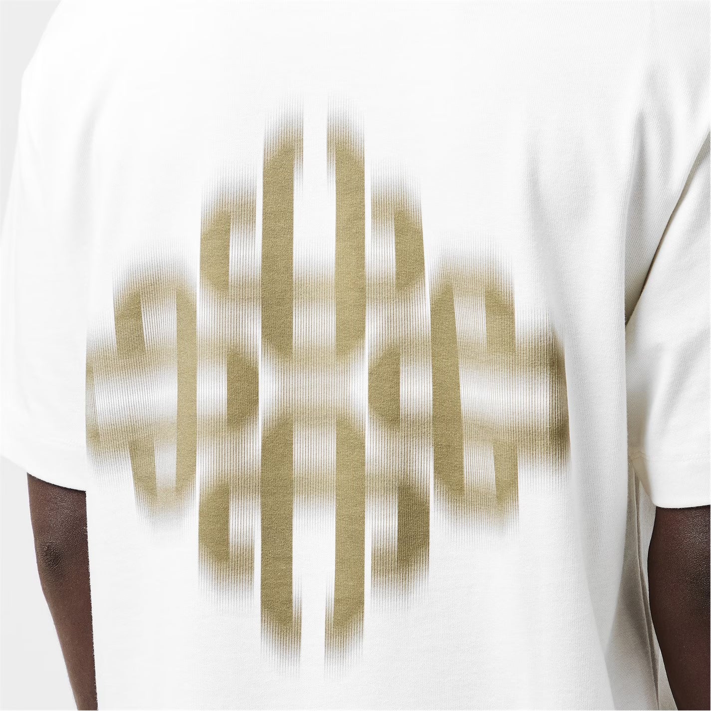 Mens Blurred Graphic Emblem T-Shirt