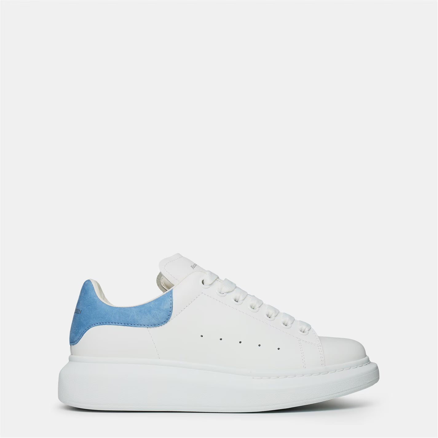 Women's Logo Print Leather Oversized Trainers