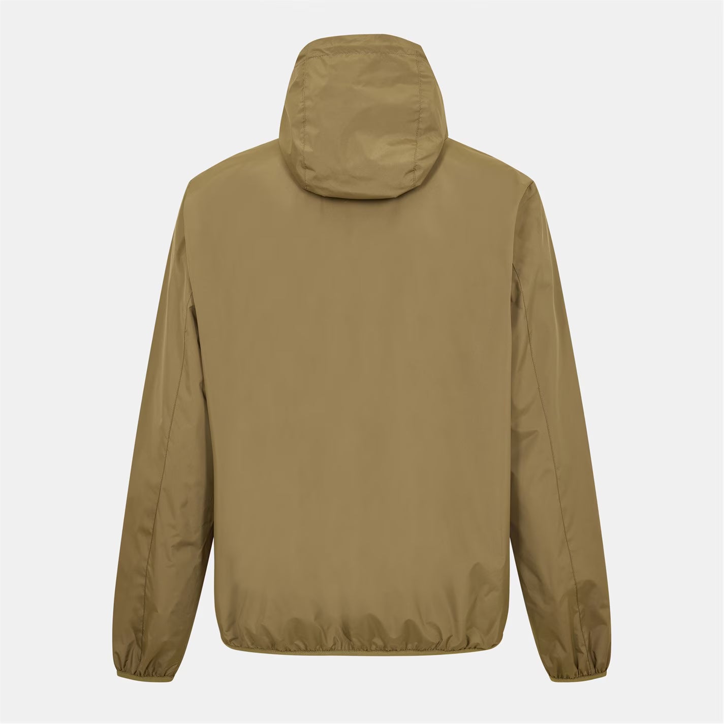 Men's Reversible Check Hooded Long Sleeve Rain Anorak