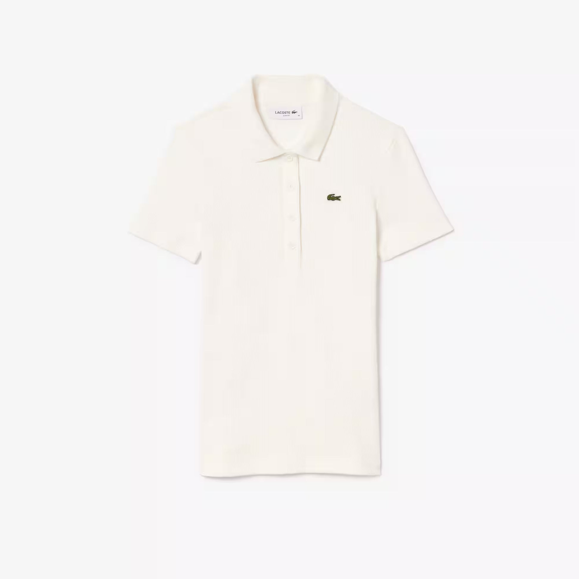 Slim Fit L.12.D Ribbed Cotton Polo Shirt