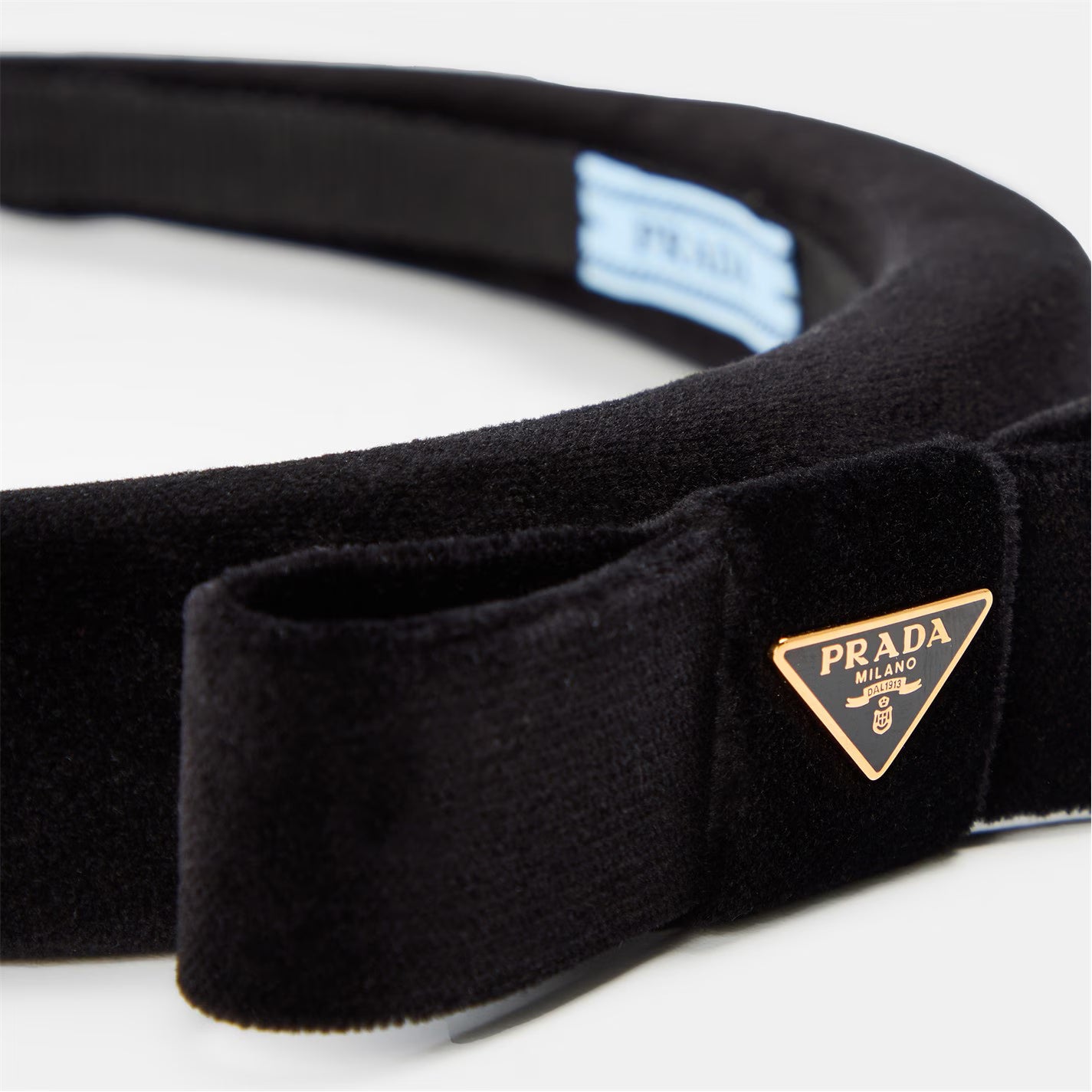 PRADA Velvet Bow Headband