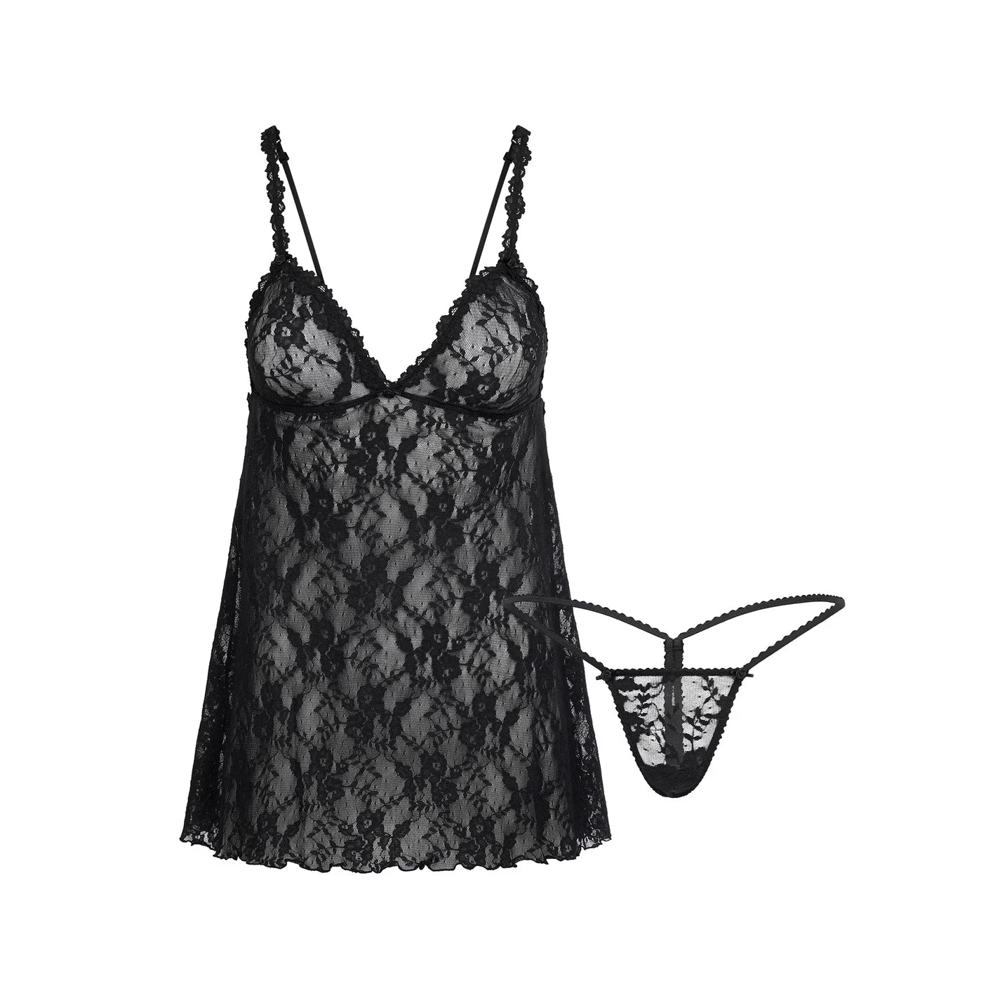 Women's Stretch Lace Cami Pyjama Sets