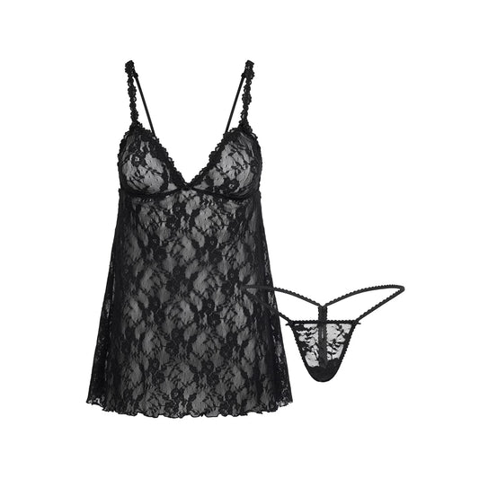 Women's Stretch Lace Cami Pyjama Sets