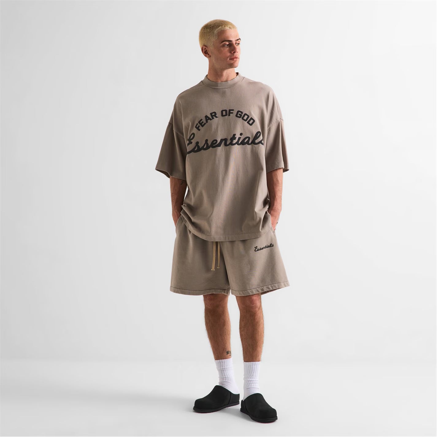FEAR OF GOD ESSENTIALS Men's Fleece Jogger Shorts