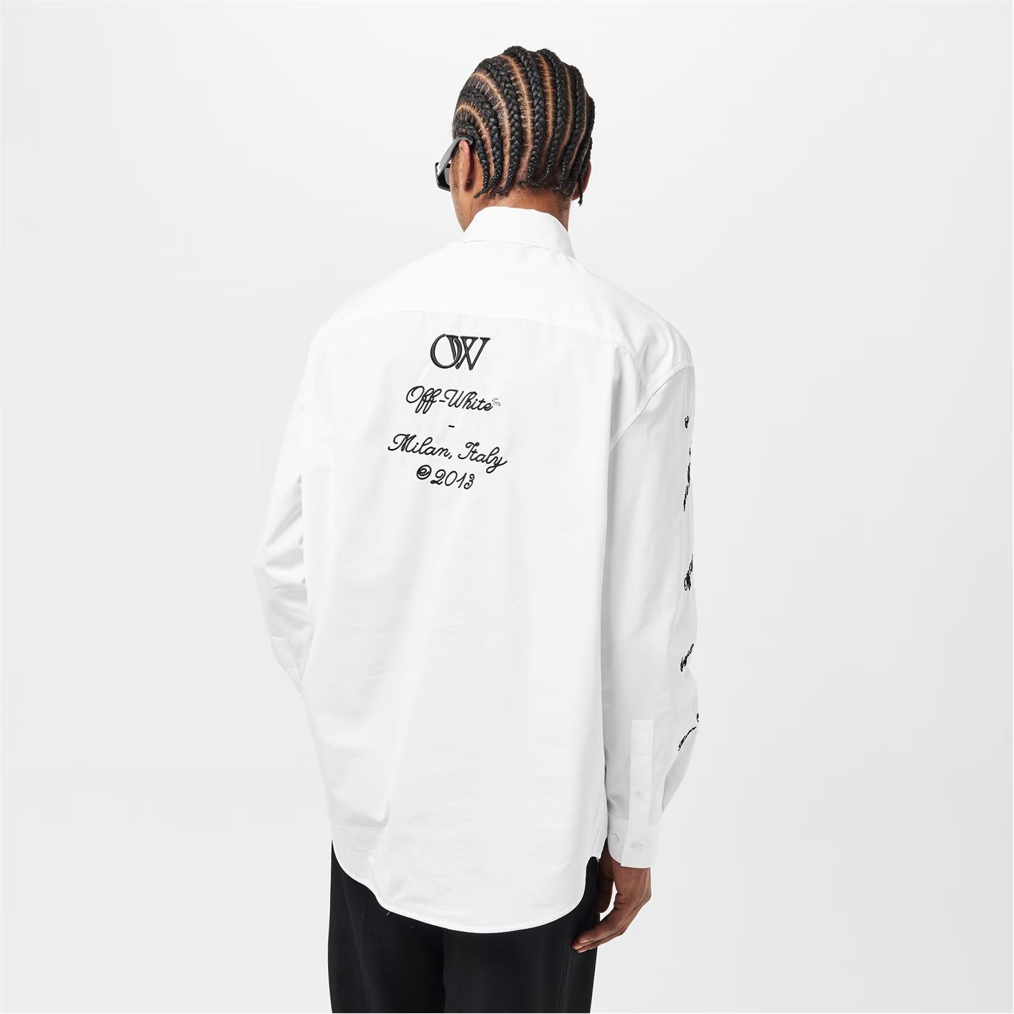 Men's Off-White Contemporary Fit Overshirt