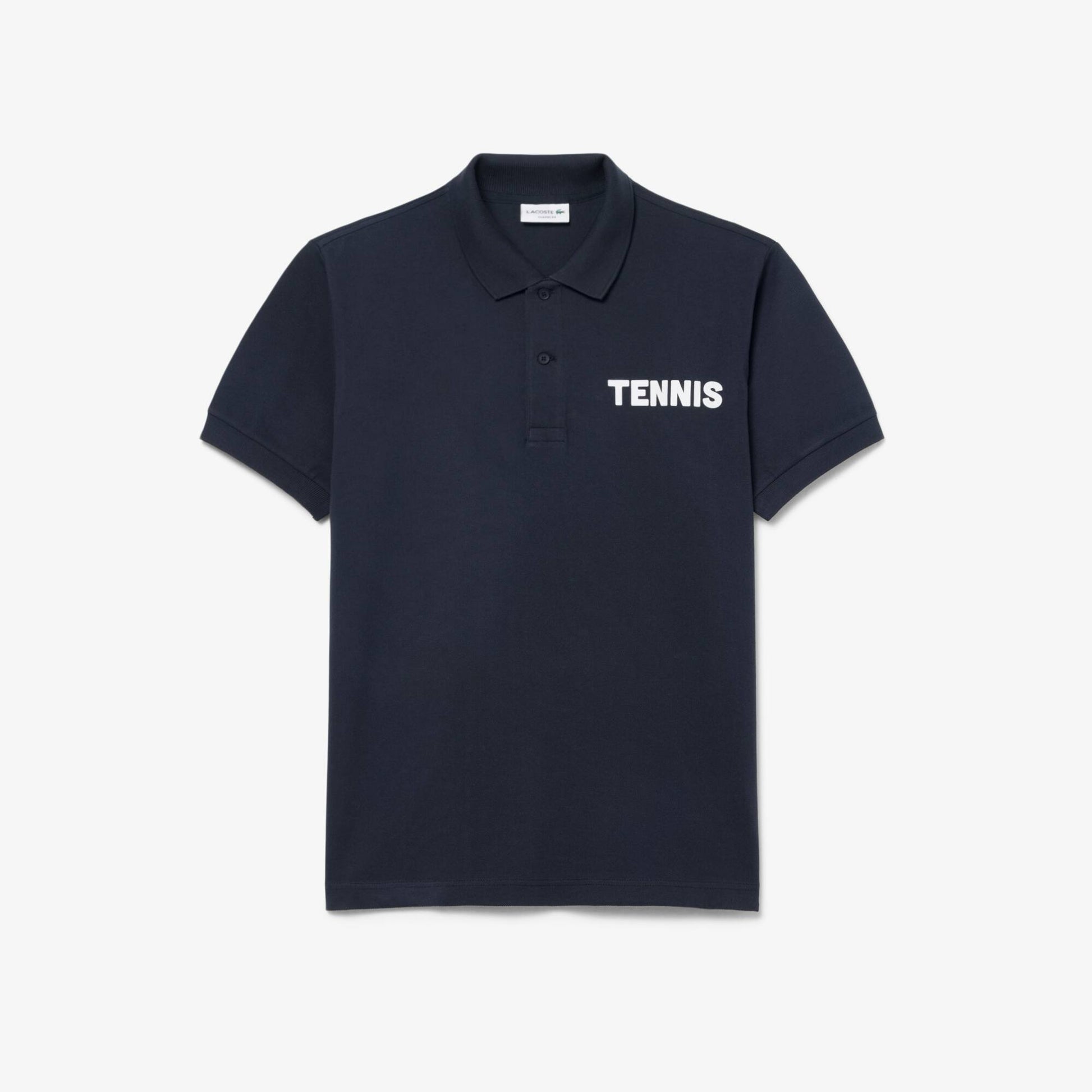 Classic Fit Printed Petit Piqué Polo Shirt