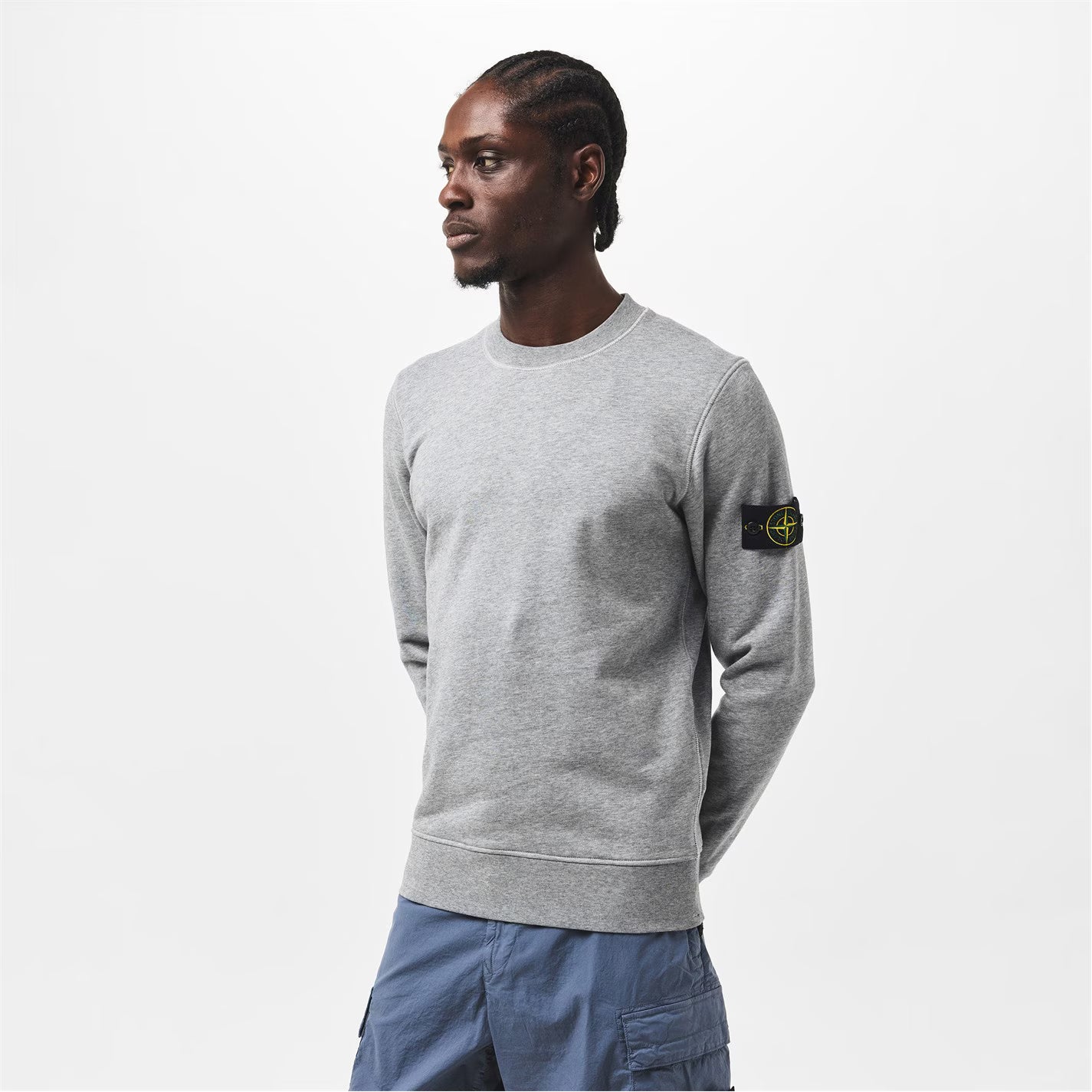 Men's Logo Lightweight Cotton Fleece Jumper