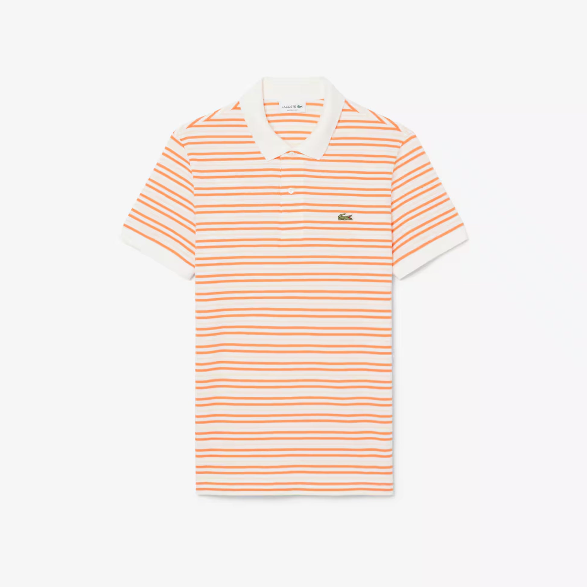 Classic Fit Striped Petit Piqué Polo Shirt