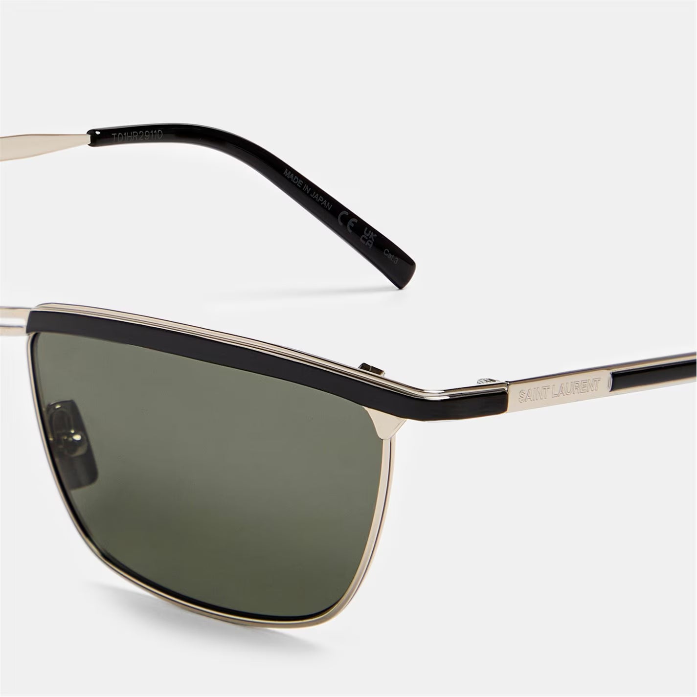 SAINT LAURENT Men's UV Protection Rectangle Sunglasses
