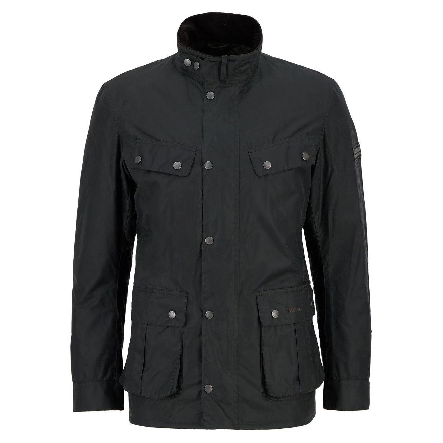 Barbour International Men's Duke Water Resistant Windproof Cotton Long Sleeve Wax Jacket