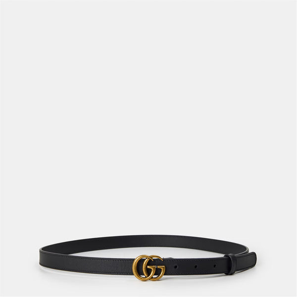 Women's Plain Marmont GG Thin Belt