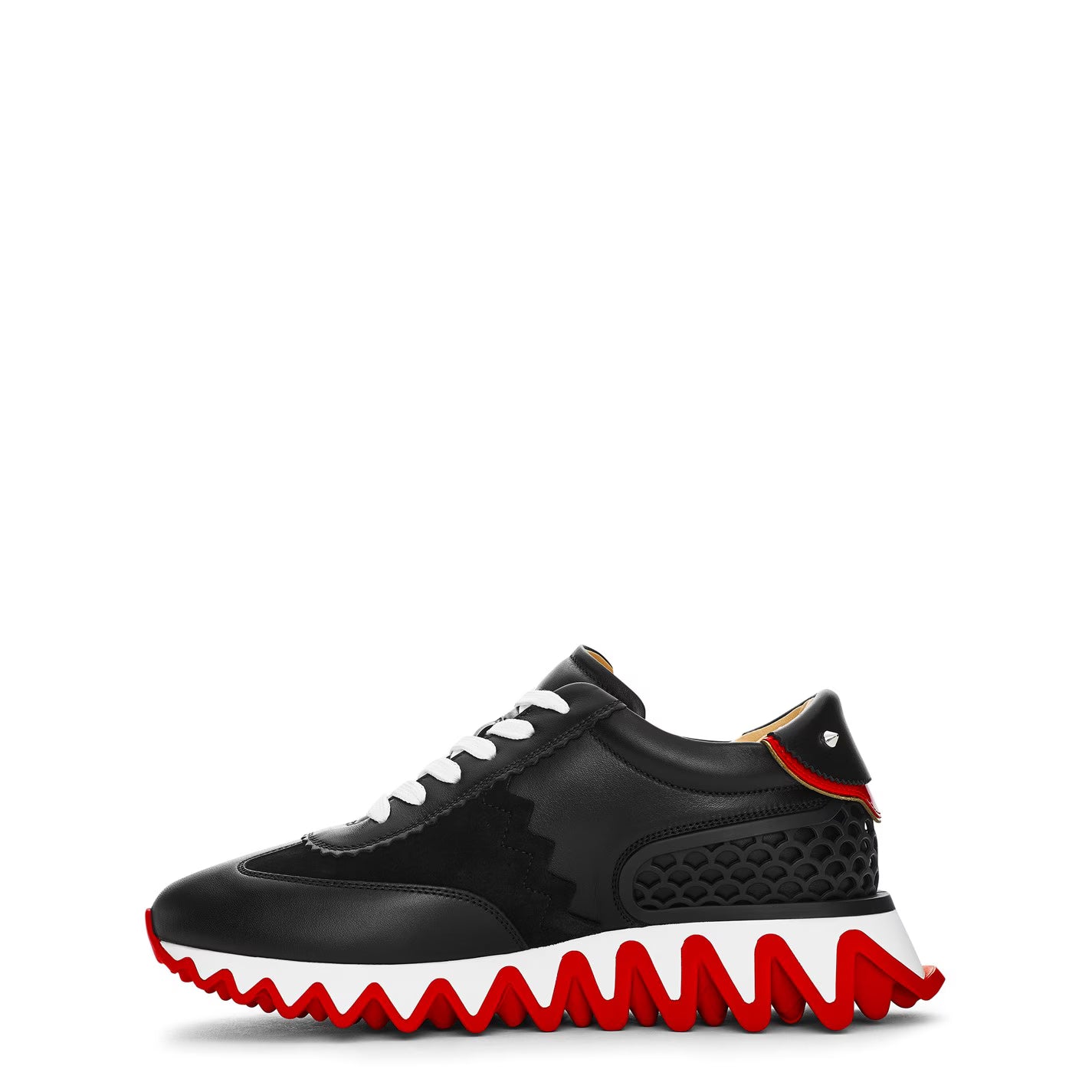 Women's Leather Loubishark Trainers