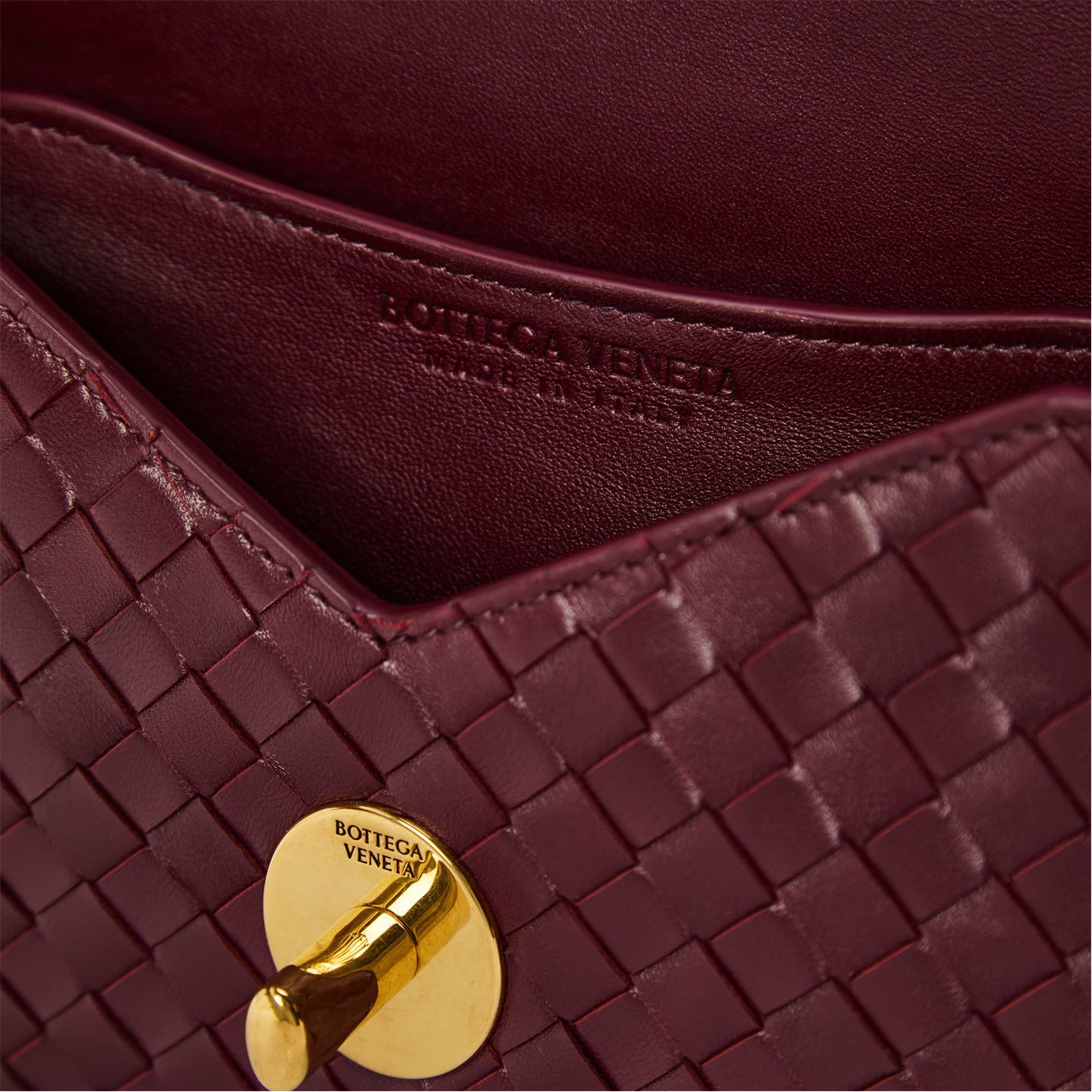Knot Lock Leather Crossbody Bag