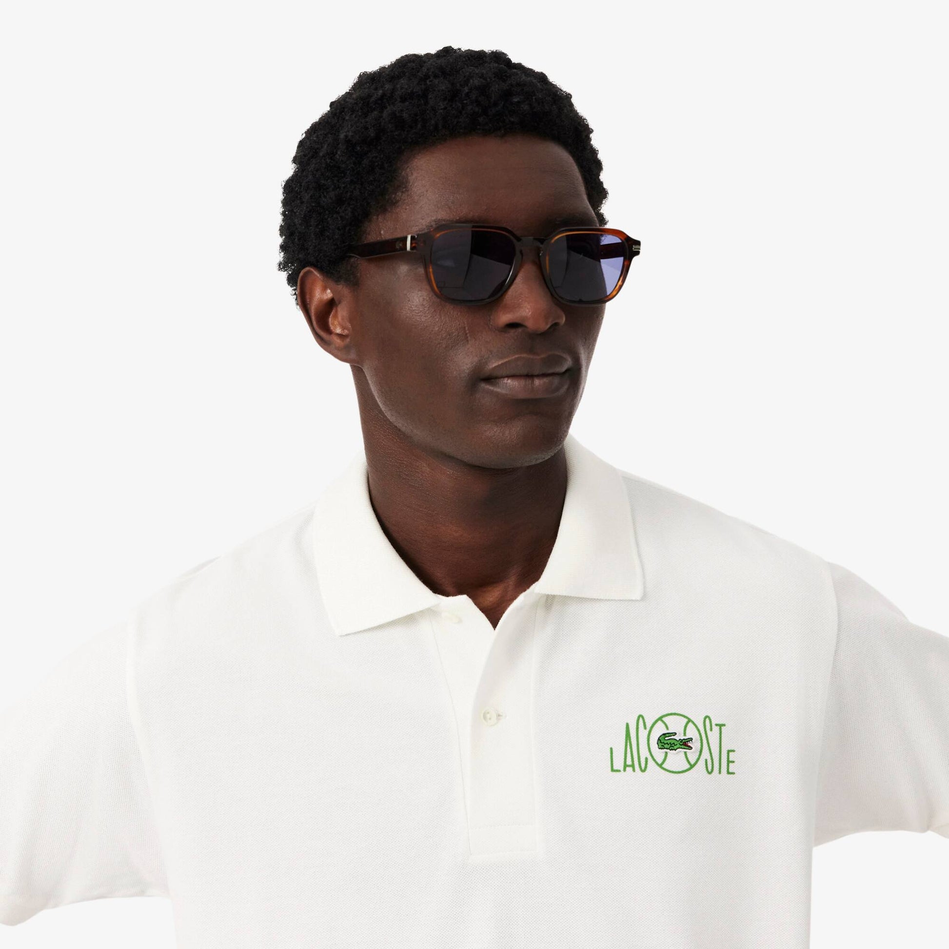 Classic Fit Graphic Branding Polo Shirt