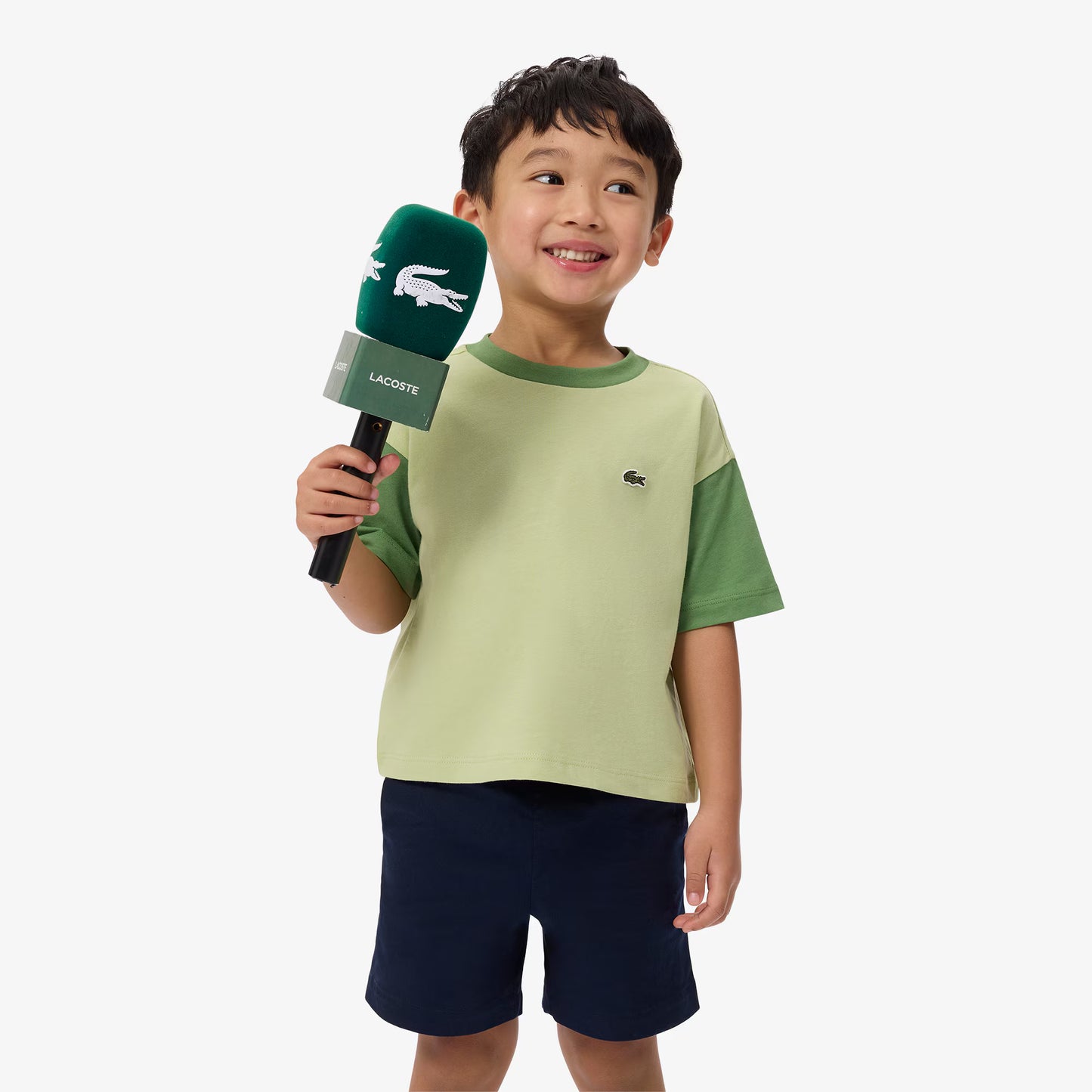 Contrast Trim Cotton T-shirt