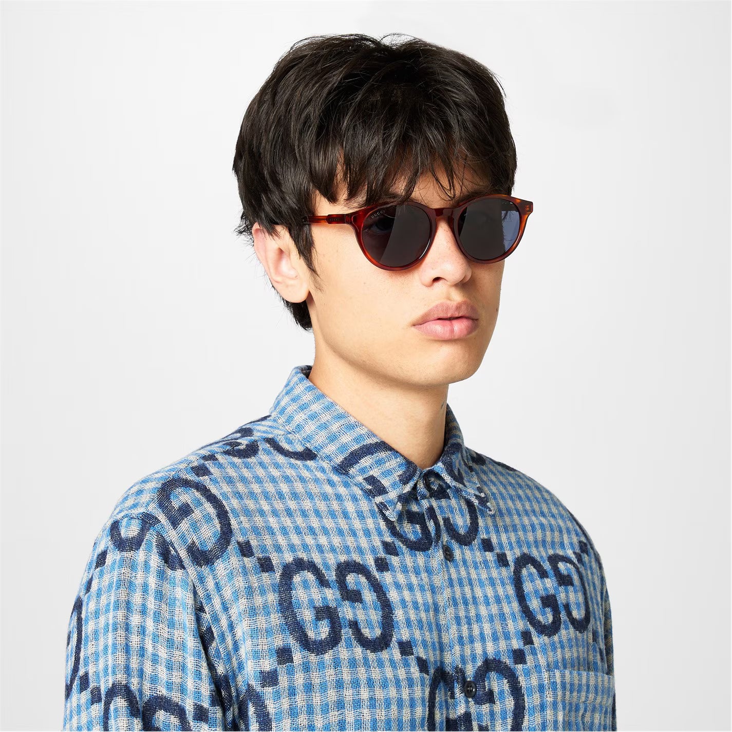 Round Full Rim Sunglasses