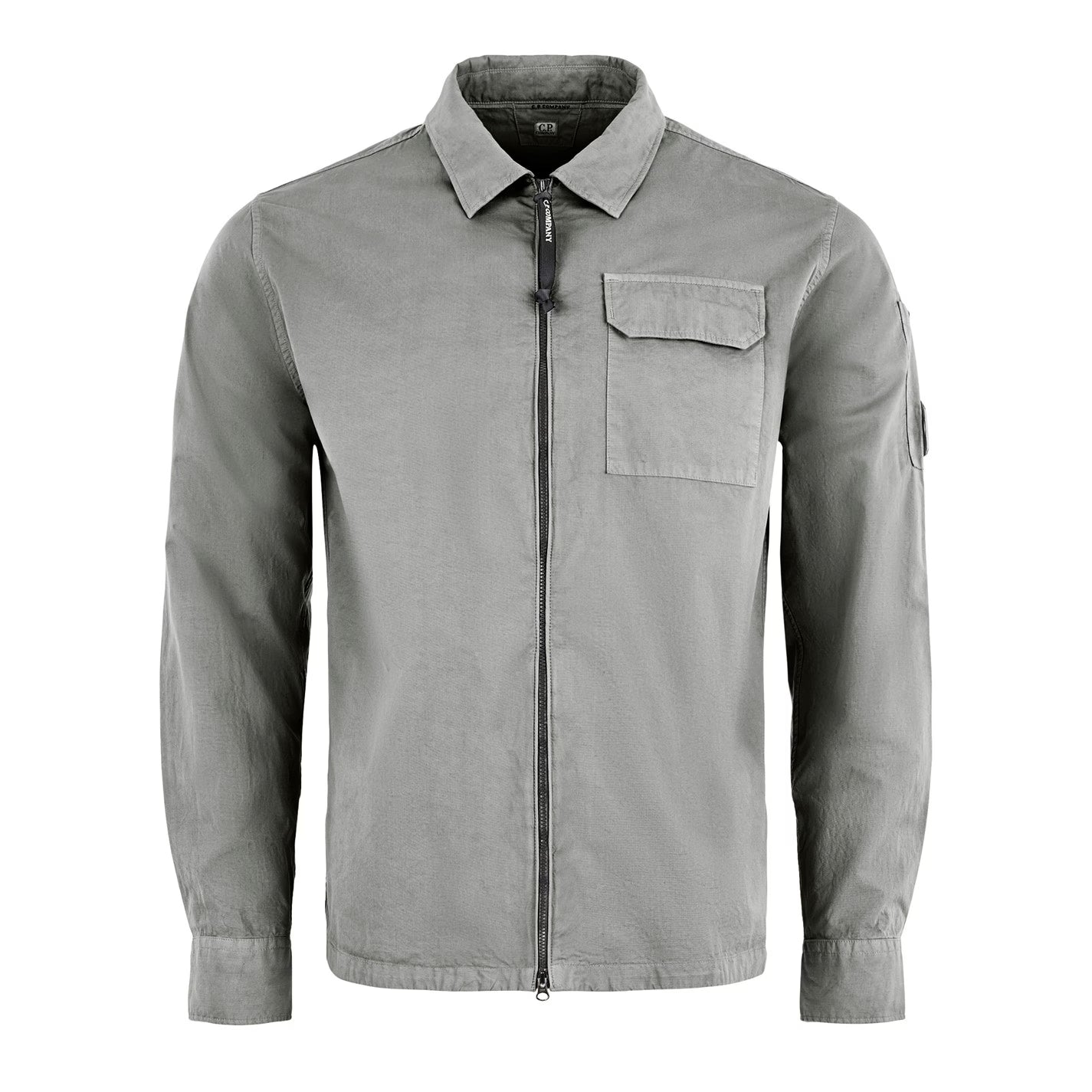 Men's Gabardine Lens Cotton Long Sleeve Overshirt