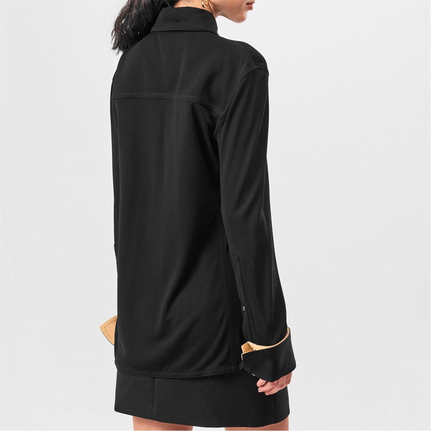 Matt Fluid Viscose Jersey Shirt