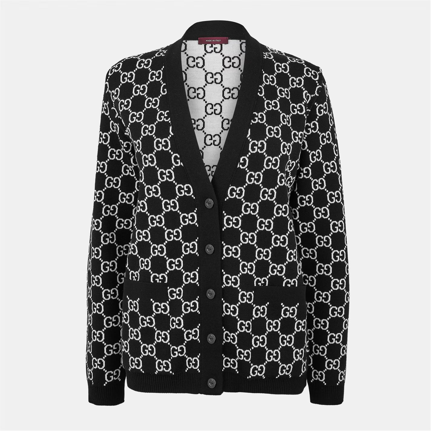 GUCCI GG Reversible Jacquard Cardigan