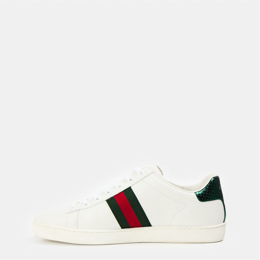 Women's Ace Bee Leather Low-Top Trainers