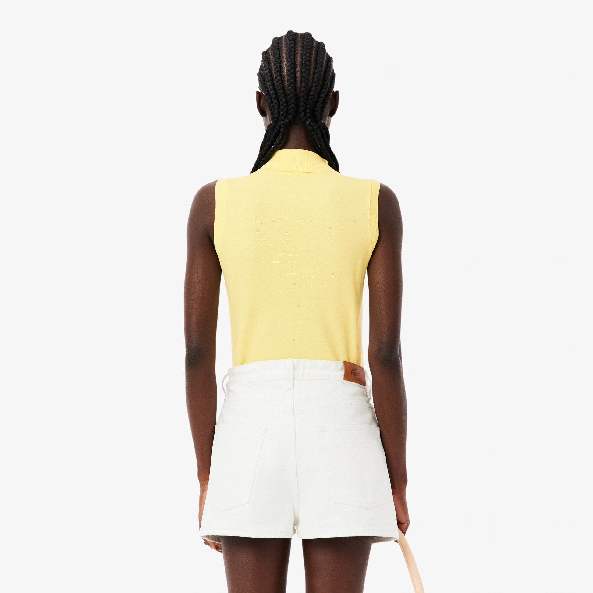 Slim Fit L.12.D Sleeveless Stretch Polo Shirt