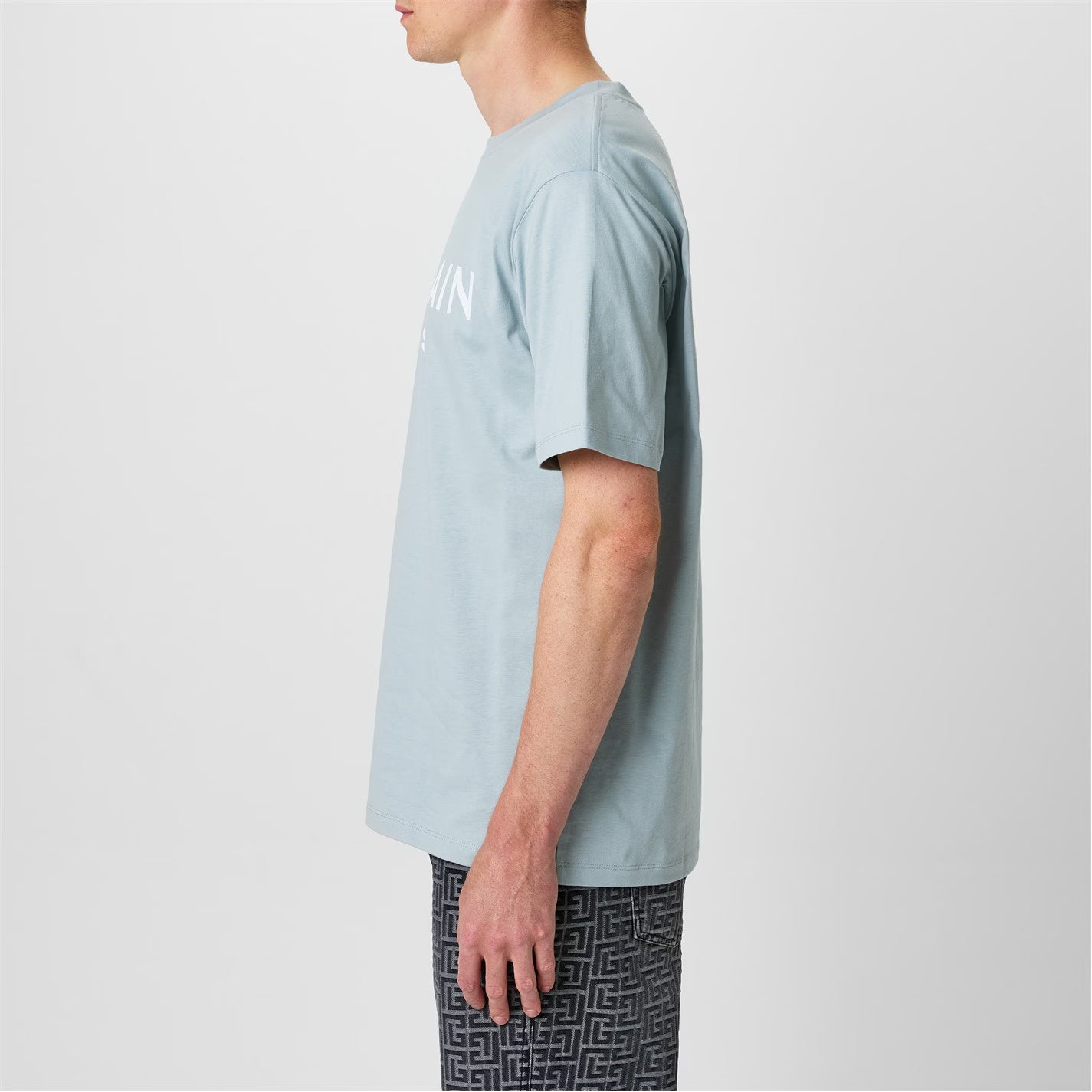 Men's Paris Print Logo Cotton T-Shirt