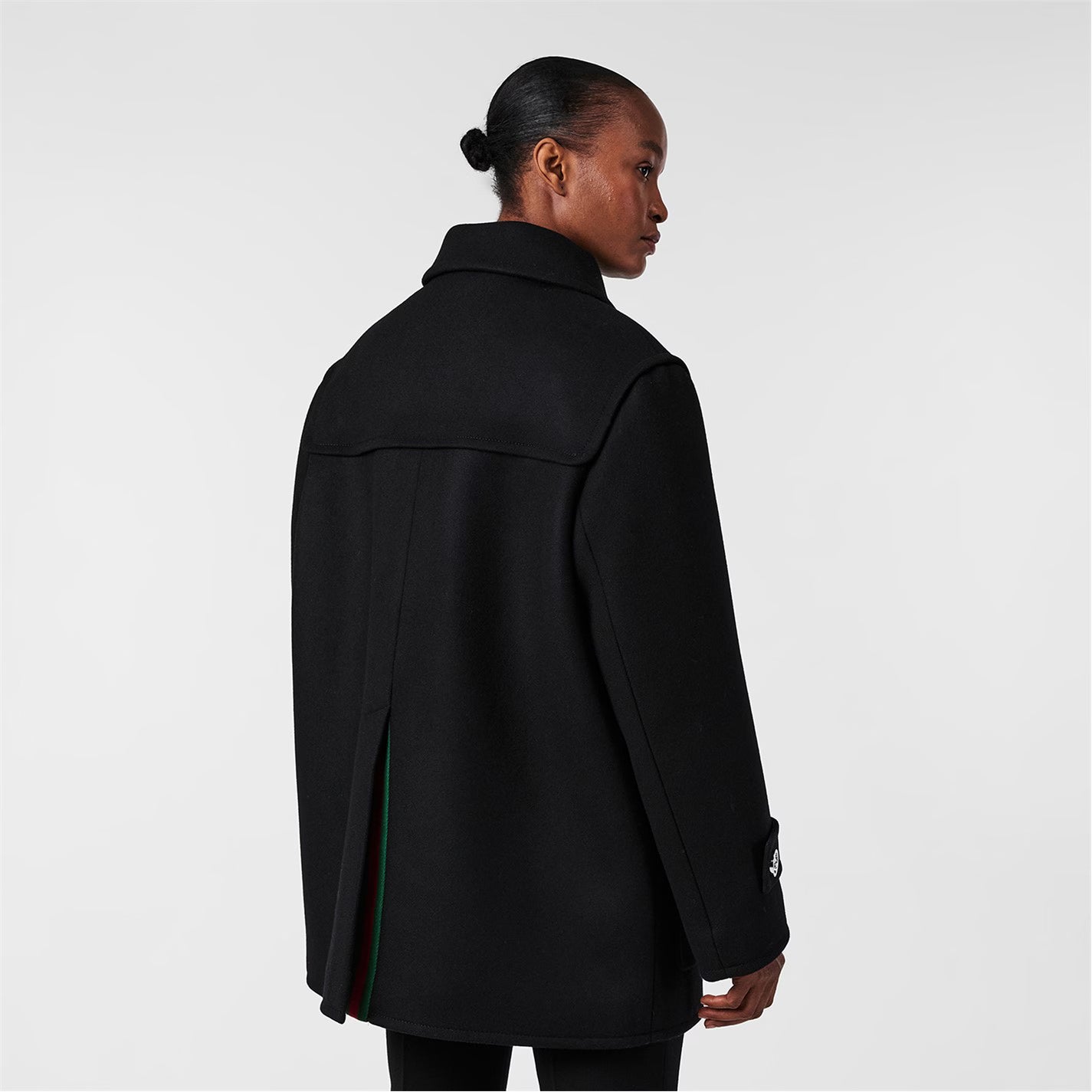 Women's Wool Long Sleeve Oversized Fit Pea Coat