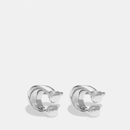 COACH BUBBLE C STUD EARRINGS