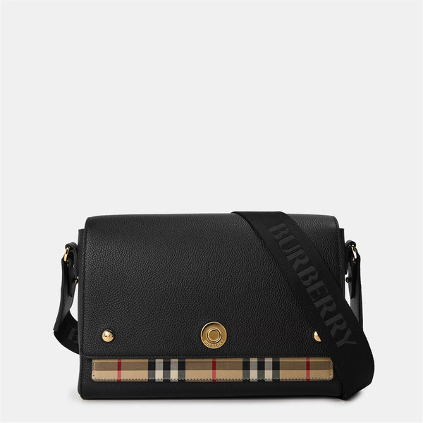 Women's Check Cotton Top Handle Note Bag