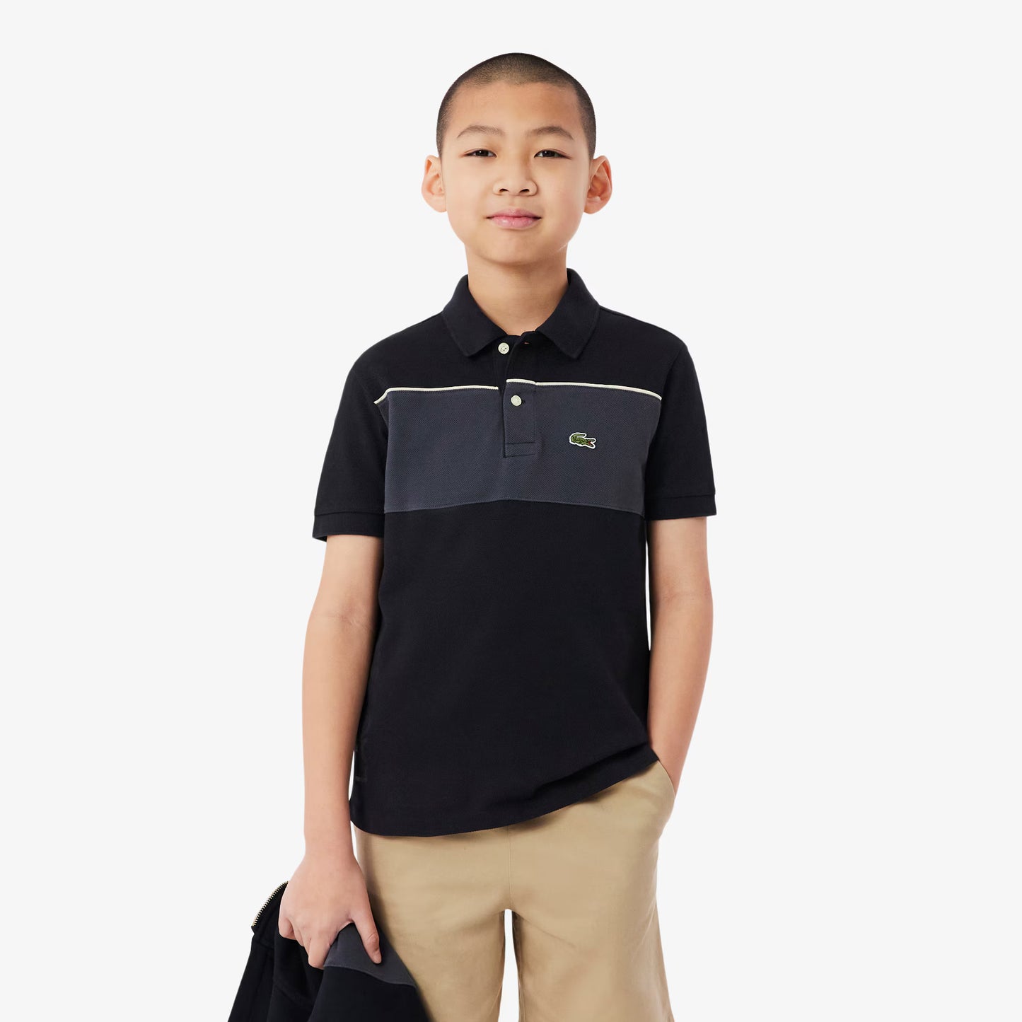Colorblock Petit Piqué Polo Shirt