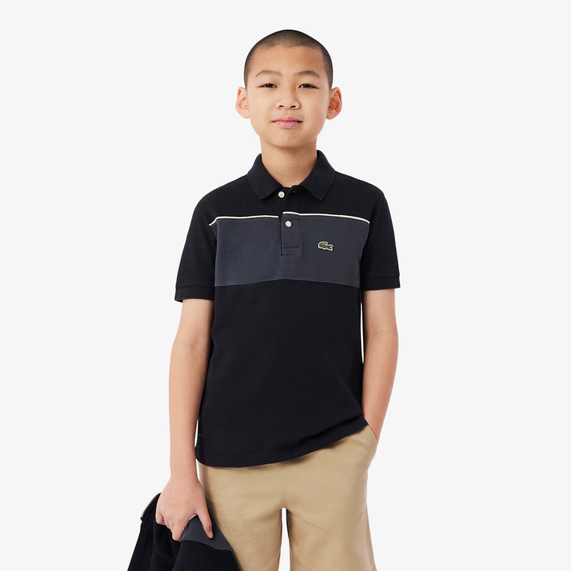 Colorblock Petit Piqué Polo Shirt