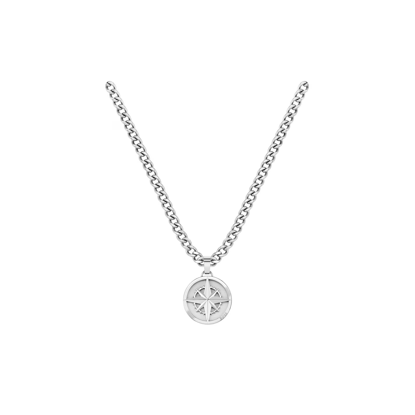 Men's North Pendant Compass Necklace